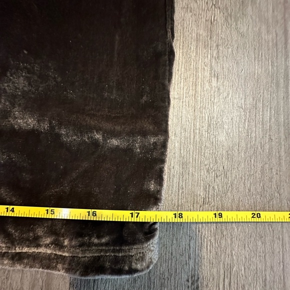 Madewell Gray Velvet Tie Neck Tunic/Dress - Picture 11 of 15